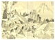 Katsushika Hokusai, Taiseki-ji no sanchu no Fuji, 1834, Holzschnitt, woodcut